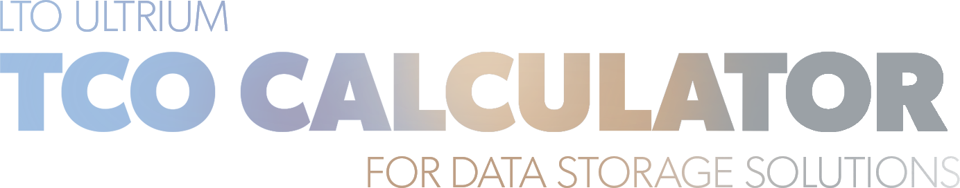 LTO Ultrium TCO Calculator for Data Storage solutions